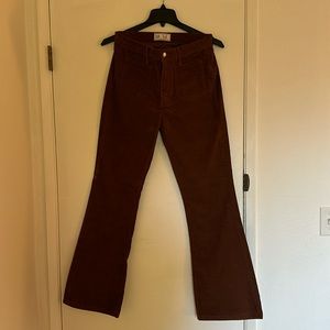 Gap 70’s flare high rise corduroy pants